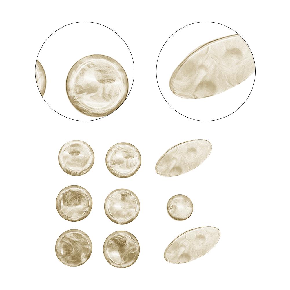 Saxophone Key Buttons Inlays Sax Key Inlays Replacement Pearls Key Buttons Inlays for Alto Tenor Soprano Sax