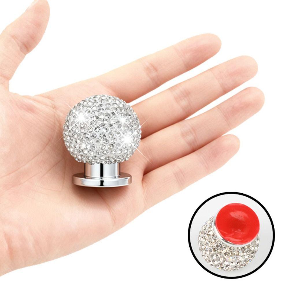 Ball-Shaped Start Button Cover Decorative Car Joystick Starter  Car Starter Accessories