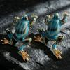 Cute Cartoon Frog Earrings Hip Hop Rock Quirky Creative Personality Fashion Jewelry for Women Dating Gift