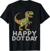 Dot Day 2025 September 15th Polka Dot T-Rex T-Shirt