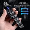 Placă Temporară cu Număr de Telefon pentru Parcare Auto Luminous Solară 2026 cu Strălucire pe Timp de Noapte