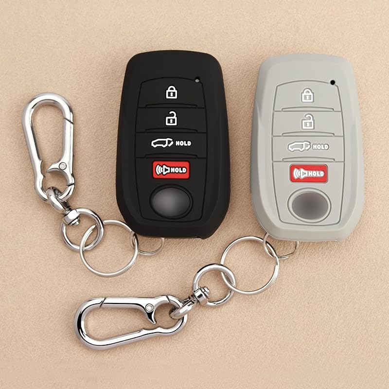 TANDRIVE Key Fob Cover For Toyota 2025 2026 Grand Highlander Corolla Cross 4Runner Land Cruiser Highlander Crown Signia Sequoia Venza -2026,