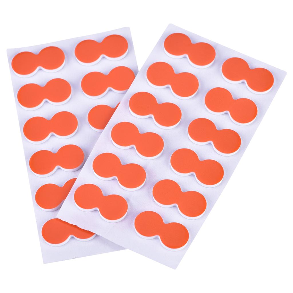 24Pcs EVA Fly Fishing Floats Strike Indicator Tackle Accessories (Orange)