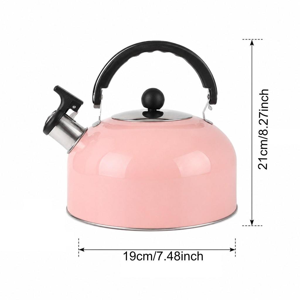 Large Capacity Portable Whistling Kettle for Tea And Coffee, Induction Hobs.