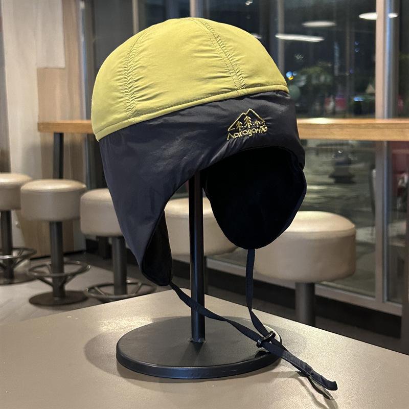 Helmets can be worn, light Lei Feng hats, women's autumn and winter down warm ear protectors, Northeast wind and cold ski caps