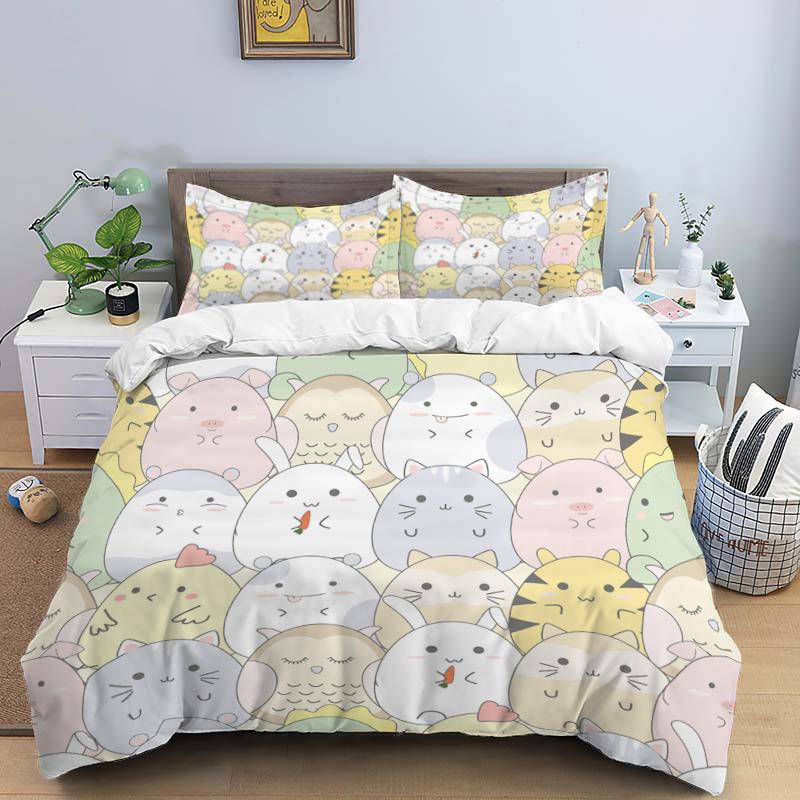

Comforter Cartoon Animals Themed Bedding With New Greek Key Meander - Queen & King Size Modern Geometric S S Comforter (quilt)-EU Single(135*200cm)3pcs