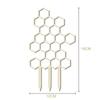 1Pc Trellis For Potted Plants Plant Trellis Indoor Wooden Honeycomb Shape Potted Plant Flower Stem Vines Climbing Training Supp Climbing Rack Pole