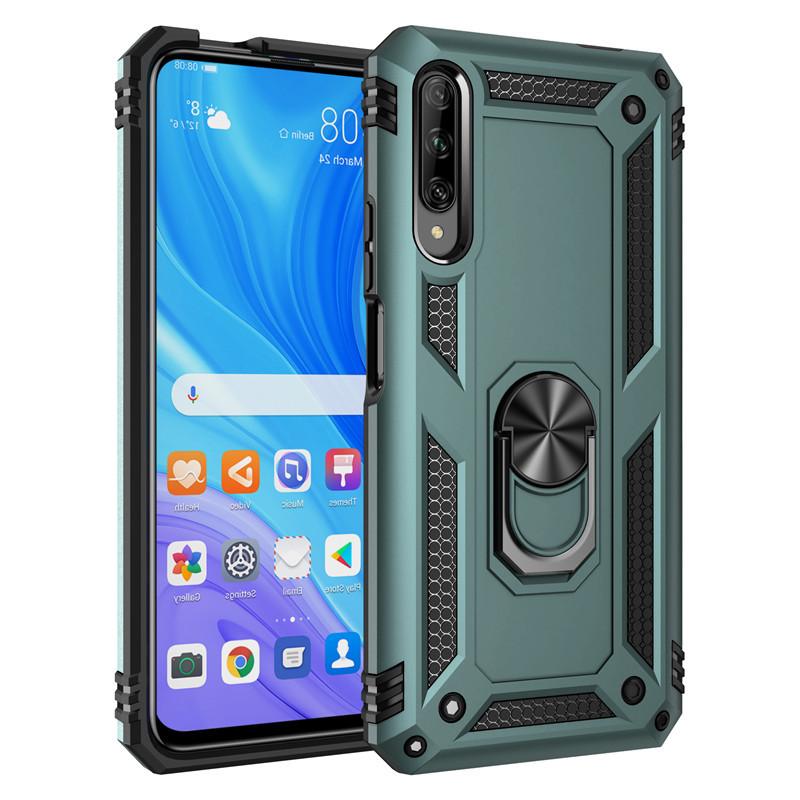 Suitable for Huawei P40Pro Sergeant anti-drop mobile phone case Honor X9 car ring bracket three-proof protective case