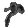 Washing Machine Tap 304 Stainless Steel Black Wall Mount Tap Garden Water Faucet for Bathroom Stainless Steel Faucet