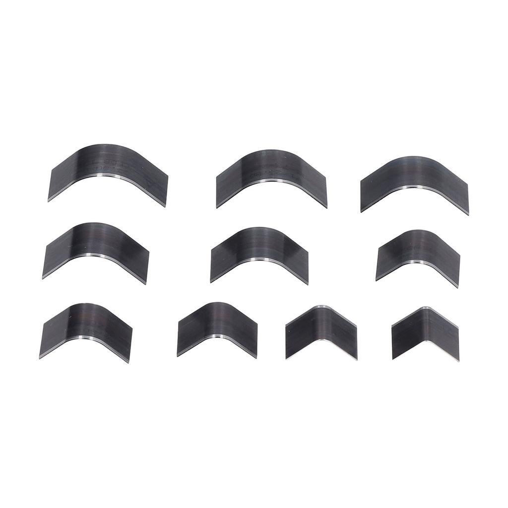 10Pcs Leather Cutter Shape Punch Edge Trimmer Craft Tool Set Kit for Cardboard Rubber