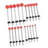 20PCS Red Ball Spring Rod Tip 8cm 10cm 14cm 16cm High Strength Winter Fishing Rod Tip Ice Fishing Equipment