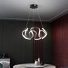 Modern Chandelier Led Chandelier Round Gold/black Chandelier Kitchen Living Room Dining Room Kitchen Room Lighting