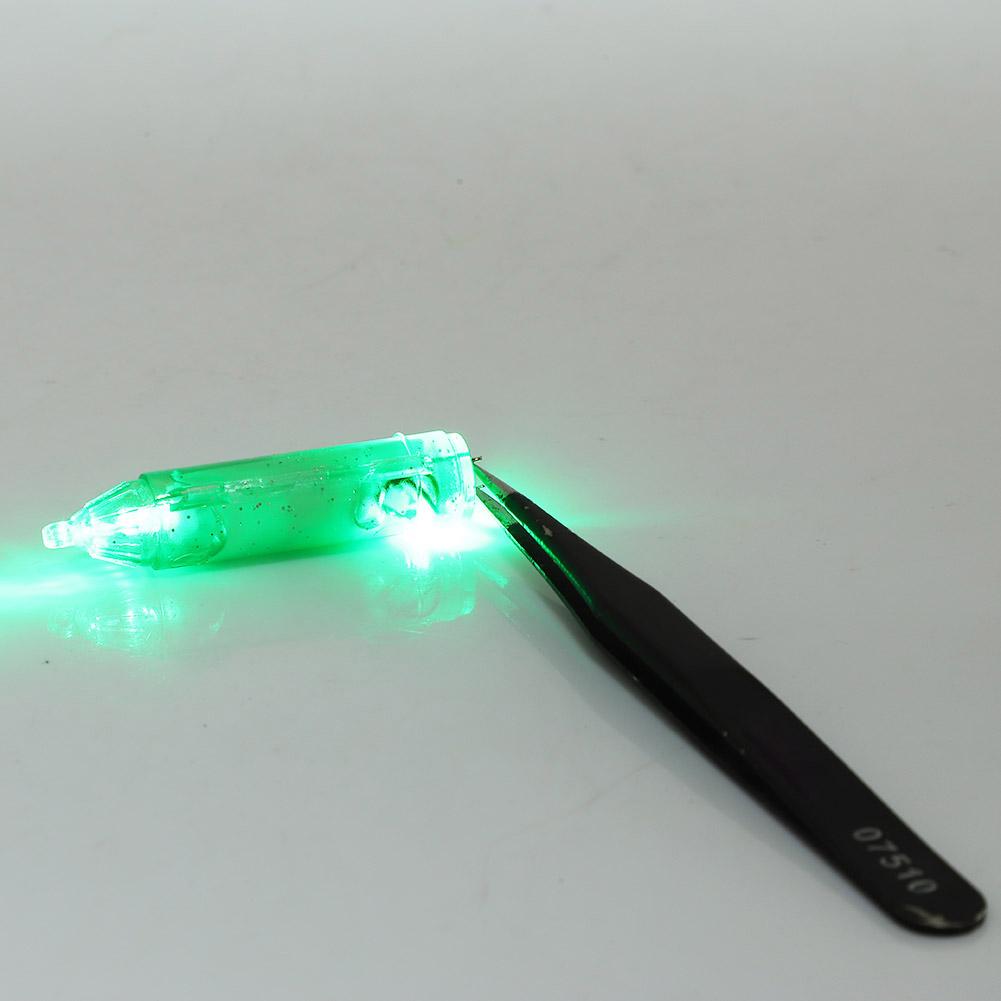 Mini LED Deep Drop Underwater Fishing Squid Fish Lure Light Flashing Lamp(Green)