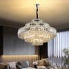 Moderne Luxus Deckenleuchter 2024 Neue LED-Beleuchtung Kristall Hängelampen Designer Heimdekoration Lustres für Wohnzimmer
