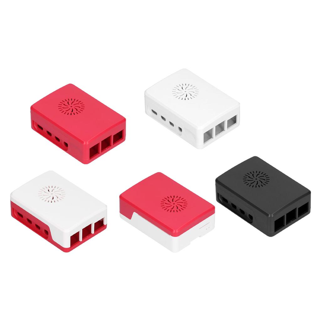 Cooling Enclosure Box Heat Sink ABS Case Buckle Design Protective Shell Replaceable for 4B for Industrial Control