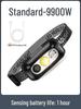 "Rechargeable Super Bright Headlamp for Outdoor Night Fishing - Ultra-Light, Long-Life, Induction-Controlled"