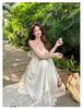 French Halterneck Strappy Summer Dress - Women's Elegant Beach Chiffon Long Dress for Vacation (2026)