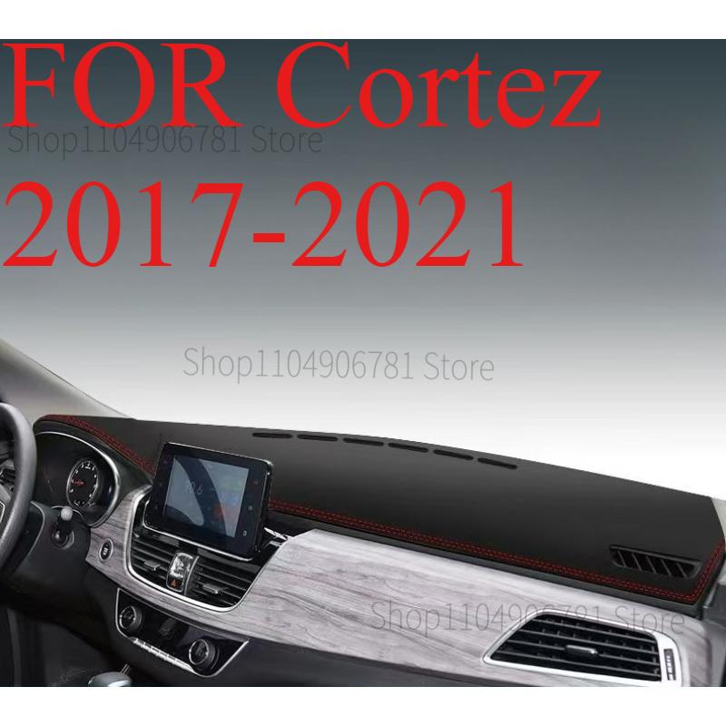 FOR Cortez 2017- Car Dash Mat Dashmat Dashboard  Cover Sun Shade Dash Board Cover Carpet  Accessories front  A