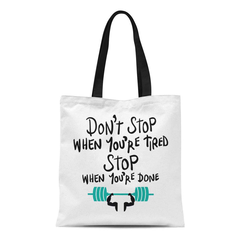 workout tote bag