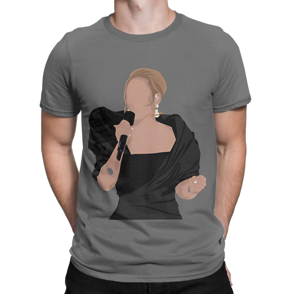 Adele Black Novelty 100 Cotton TShirt Adeles Tops Tees For Unisex
