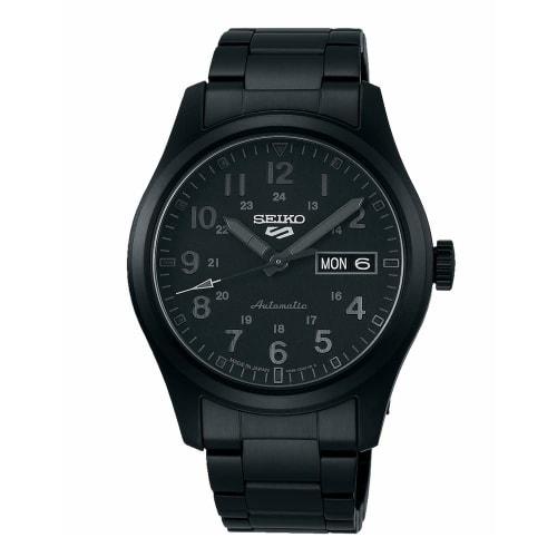 

Seiko Five Sports STEALTH BLACK Street Style SBSA165 Men s Watch, Black