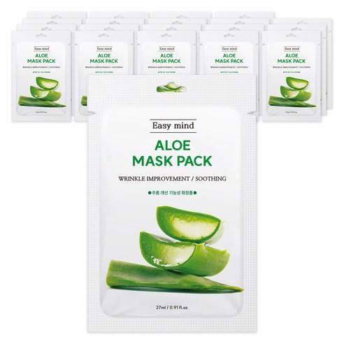 EASYMIND Aloe Mask Packs Soothing & Hydrating Care 10 Sheets