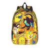 Fashion Cartoon Pokemon Theme Backpack  Mochilas Cool Hiking Sturdy Shoulder Rucksack