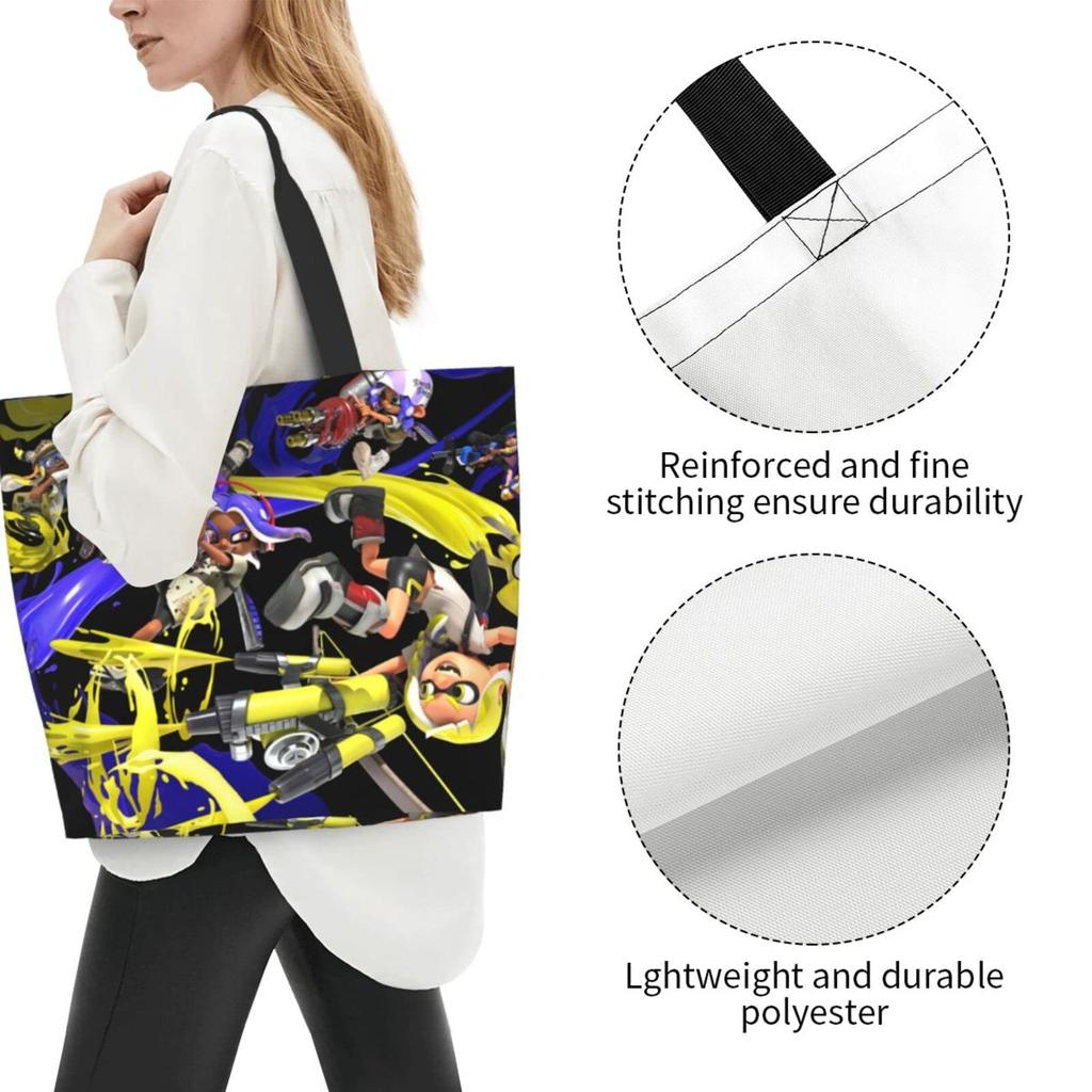 Anime Character Goods Popular Body Bag Bag Shopping Bag Large Capacity Tote Bag Bear School Handbag Cosmetic Bag Eco Bag Convenience Store Bag