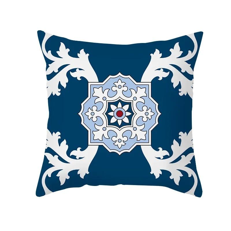 Home Decor Exquisite Patterned Decorative Throw Pillow Covers Pattern Cushion Cover Suitable For Sofa Bedroom Car Pillow Cover