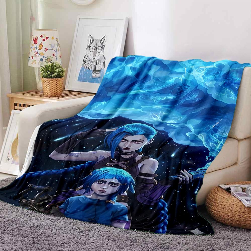1Pc Blue Flame Fantasy Blanket Soft Throw Blanket For Home Bedroom Bed Sofa Travel Office Solid Christmas Blanket