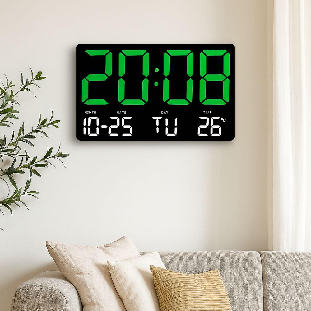 Date Display Electronic Alarm Clock Large Screen Display Digital Alarm Clock Home Decor