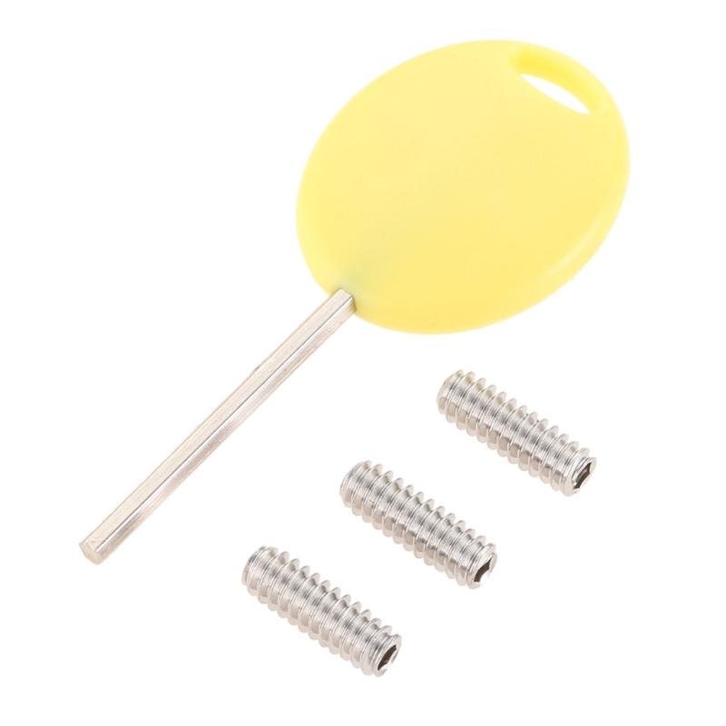 Universals Surfboard Fin Hexagon Key with Screws Surfing Board Surfboard Fin Key for Surfs Board Wakeboard Longboards