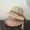 Fisherman's Hat Lady Spring and Autumn Travel British Top Hat Fashion Casual Versatile Knitted Basin Hat Shows Small Face