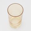 Otsuka Glass "Pinsel" Tumbler, Glass Cup, Approx. 250ml, Amber Brown, Made in Japan, 6224-725-4-1P