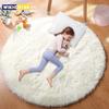 Super Soft Plush Round Rug Mat Fluffy White Carpets For Living Room Home Decor Bedroom Kid Room Decoration Salon Thick Pile Rug