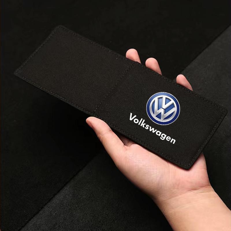PU Leather Credit Card Case Car Driving Documents Protective Case For Volkswagen Golf-5 6 7 MK6 Jetta Lavida Polo Tiguan Passat B5 B6 B7