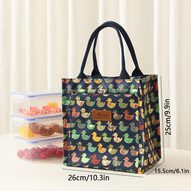 Waterproof Handbag, Oxford Waterproof Fabric, Large Capacity, Versatile Shopping Bag, Lunch Bag, Office Worker Commuting