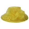 Fashion for Women Summer Organza Sun Hats Large Brimmed Elegant Ladies Beach Hat Foldable Anti Ultraviolet Church Bow Bucket Cap