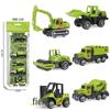 Children's Pull-Back Alloy Toy Car Set - School Bus Simulation Model