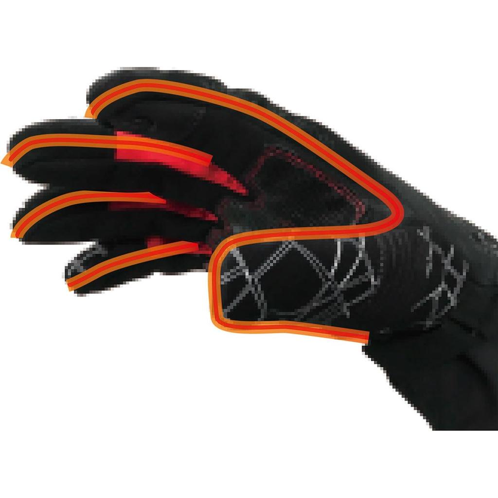 KOMINE Advanced Protect Electric Motorcycle Unisex Size L Carbon Stretch Electric Suitable for and Spring Gloves, Adult, Black, (EK-205 1183),