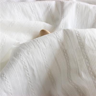 0.5m/1m/2m/3m Soft Fresh Pure Cotton Jacquard Fabric For Women's Clothing, Shirts, Pajamas, Children's Clothing Fabrics TJ21695