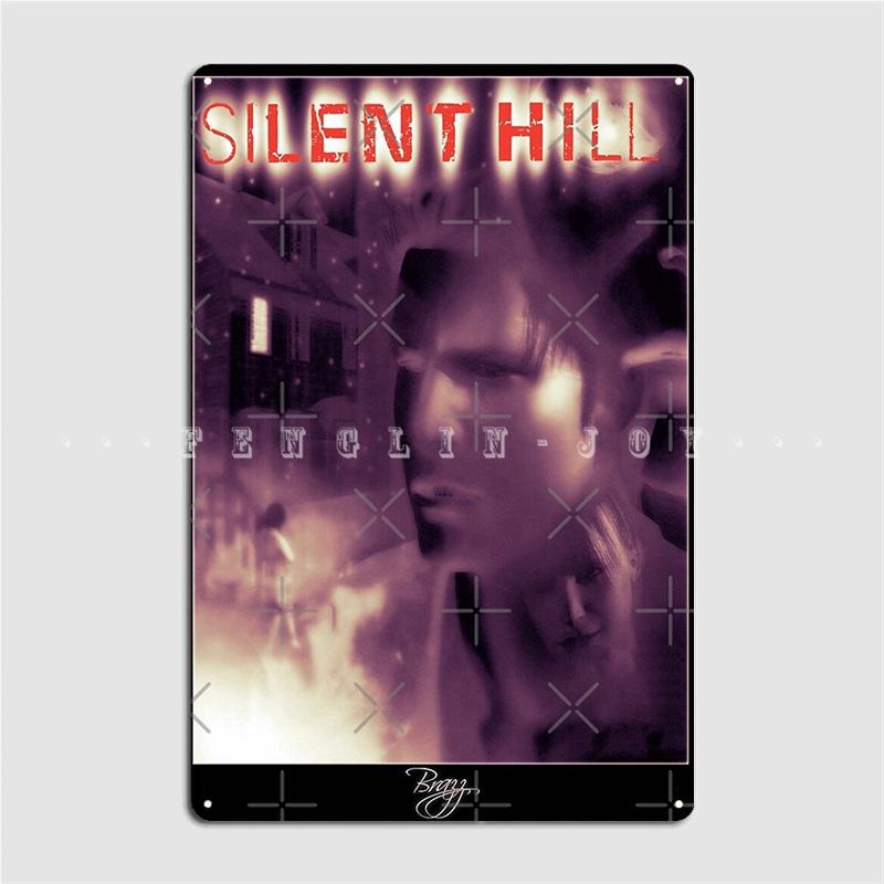 

Silent Hill 1 Ps1 Оригінальна Художня Обкладинка Коробки Na Версія Постер Металева Табличка Настінна Печера Клуб Бар Картина Déбляшаний знак-плакат 40x30cm