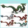 Chinese Dragon Mythology Model Pvc Static Sculpture For Office Or Living Room Display