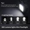 Mini LED Keychain Light Multifunction Portable USB Rechargeable Pocket Work Light with Corkscrew for Outdoor Camping Fishing Climbing