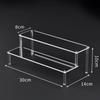 1-3 Layers Acrylic Display Stand Clear Display Riser Perfume Figurine Transparent Storage Rack Anime Figures Cupcake Shelf