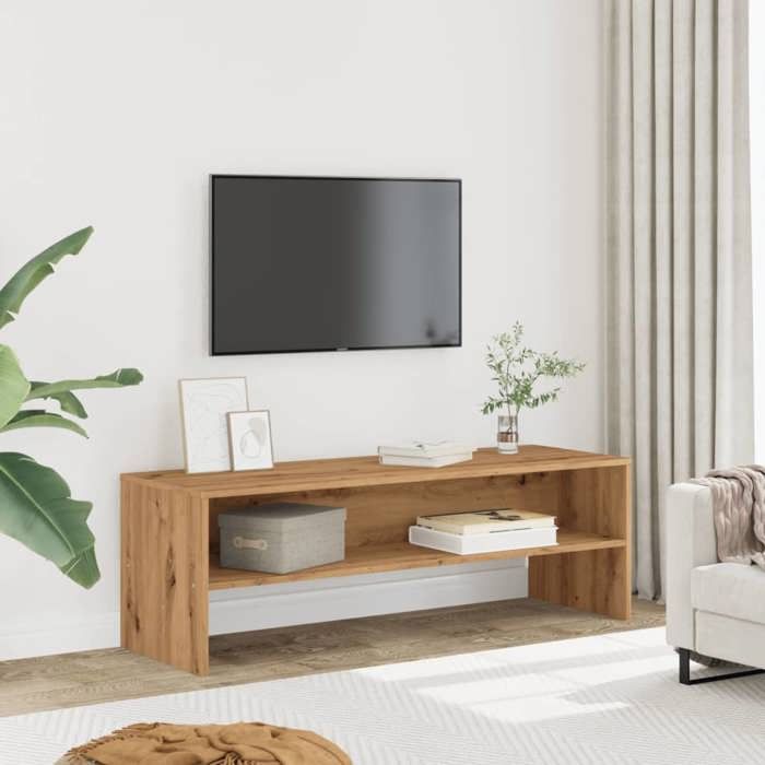 VidaXL TV Stand Artisan Oak 120x40x40 Cm Engineered Wood, TV Bench, Hi-fi Cabinet, Entertainment Center, TV Buffet, 855767