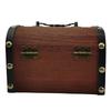1 Set Vintage Treasure Storage Box Wooden Treasure Chest With Lock Piggy Bank Organizer Saving Box Case For Home Decoration
