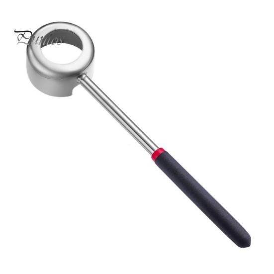 Stainless Steel Coconut Cutter Manual Opener/Rubber Hammer/Coconut Meat Grater, Thickened Hole Kitchen Gadget for Hard Shell Fruits Puncher, Anti-slip
