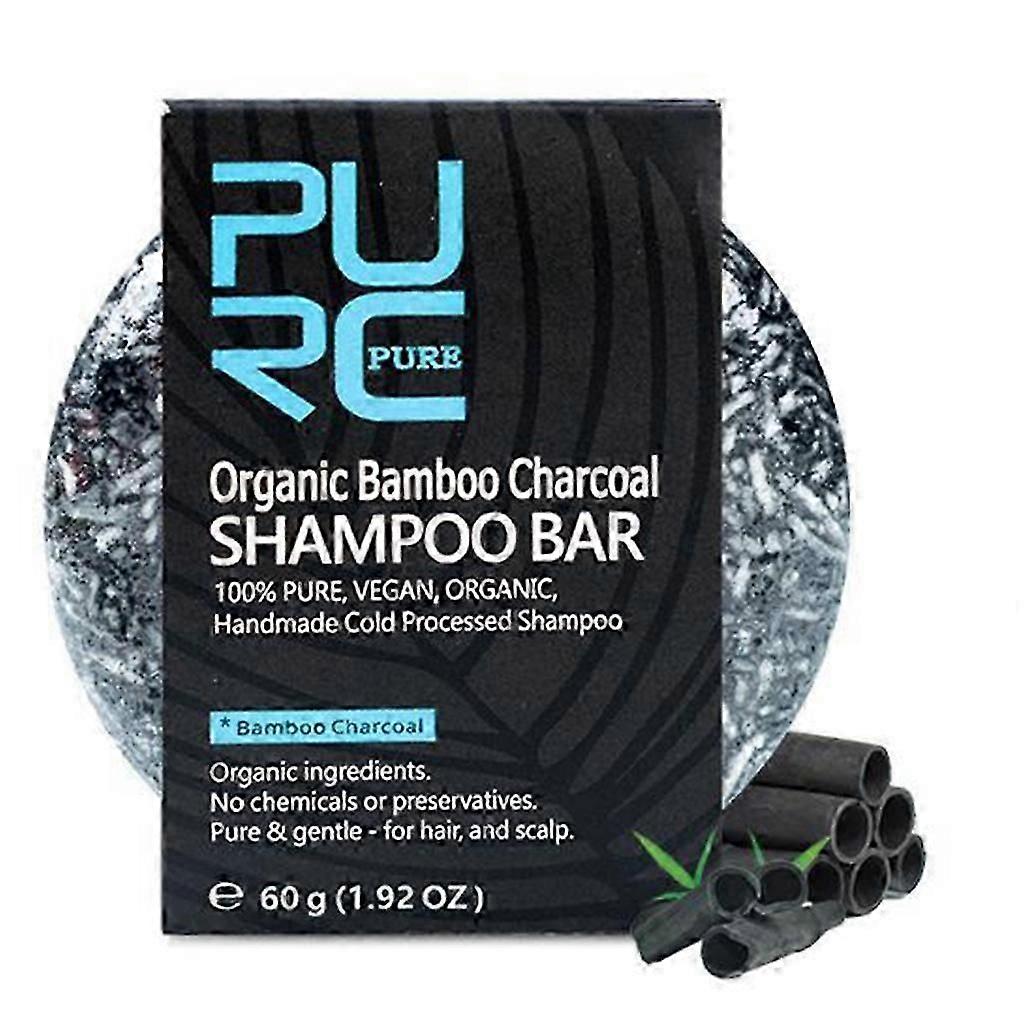 Bambuskohle Haarverdunkelnde Shampoo-Seife Haarshampoo-Riegel Reinigung