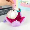 Simulation Peelable Orange Plush Soft Filled Fruit Plush Toy  Backpack Pendant